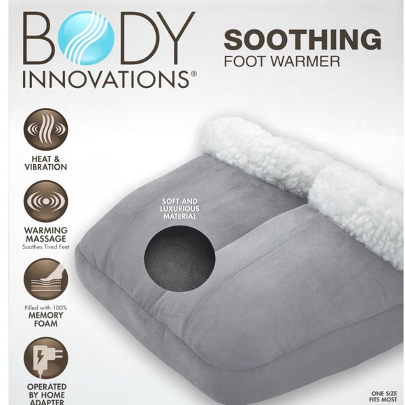 Body Innovations Soothing Foot Warmer and Massager - Picture 1 of 2